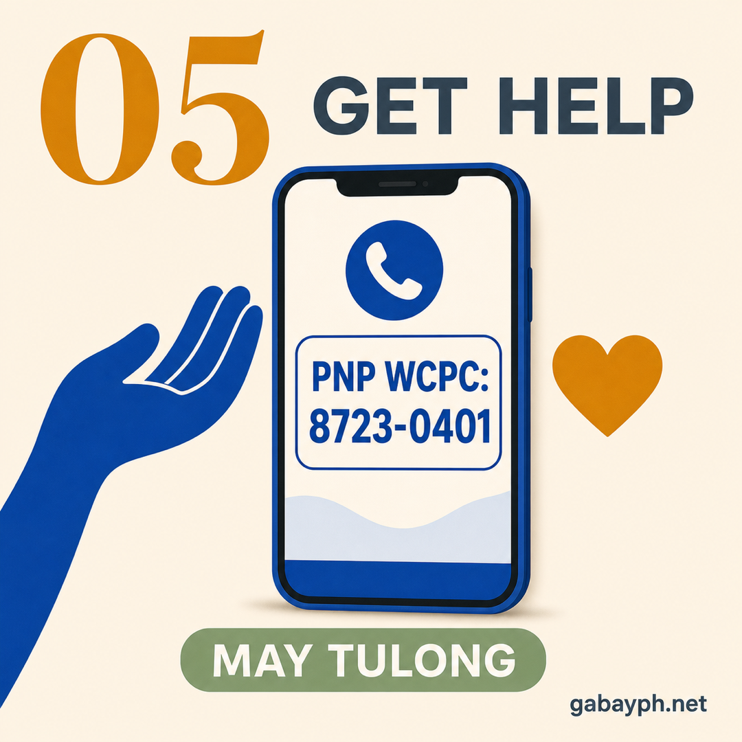 Fact 5: Get help — PNP-WCPC, may tulong