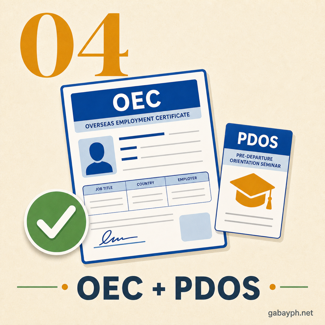 Step 4: Get OEC and complete PDOS