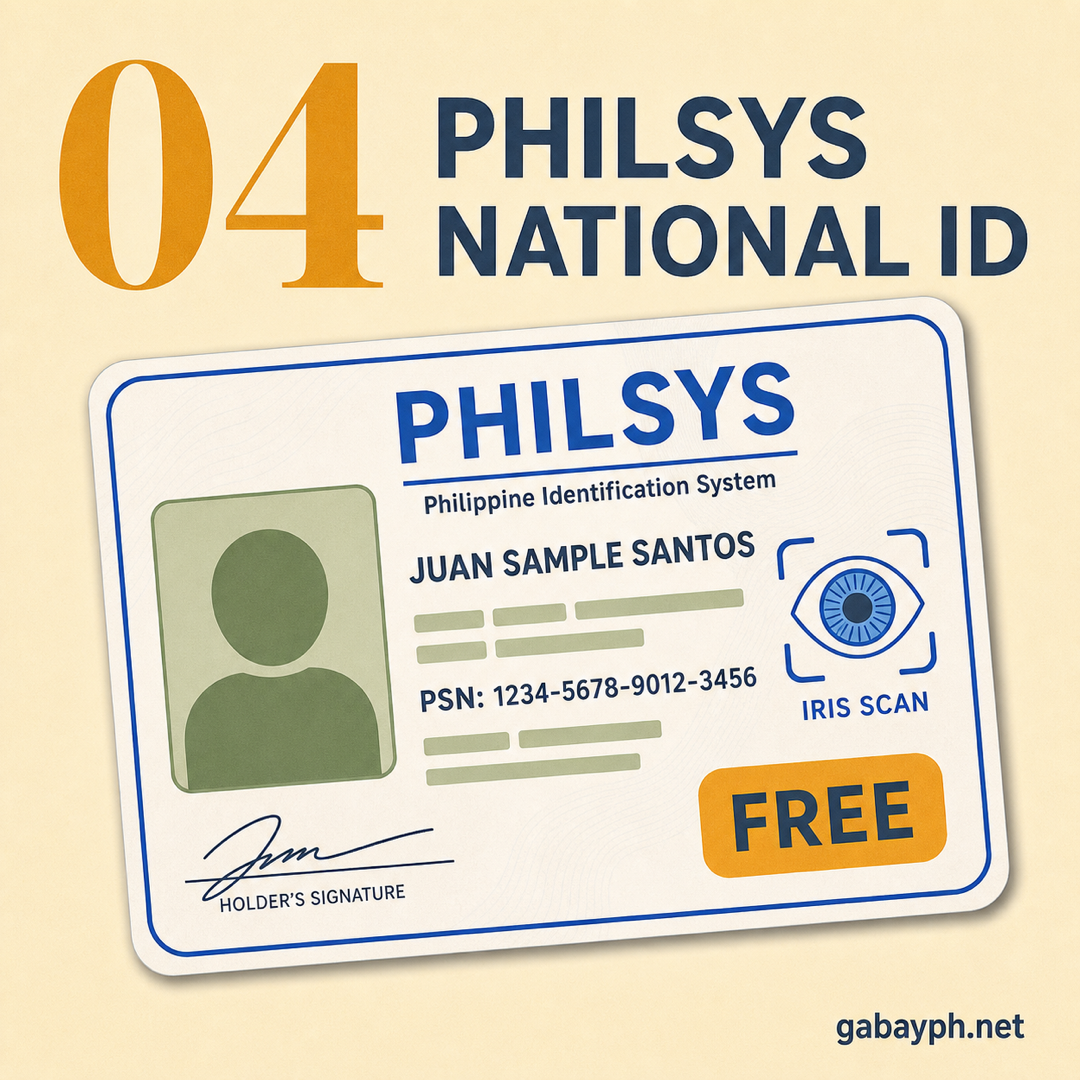 Fact 4: PhilSys National ID — free, the gold standard