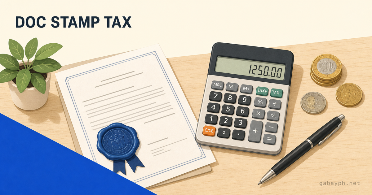 Documentary Stamp Tax Calculator Philippines (2026) | GabayPH