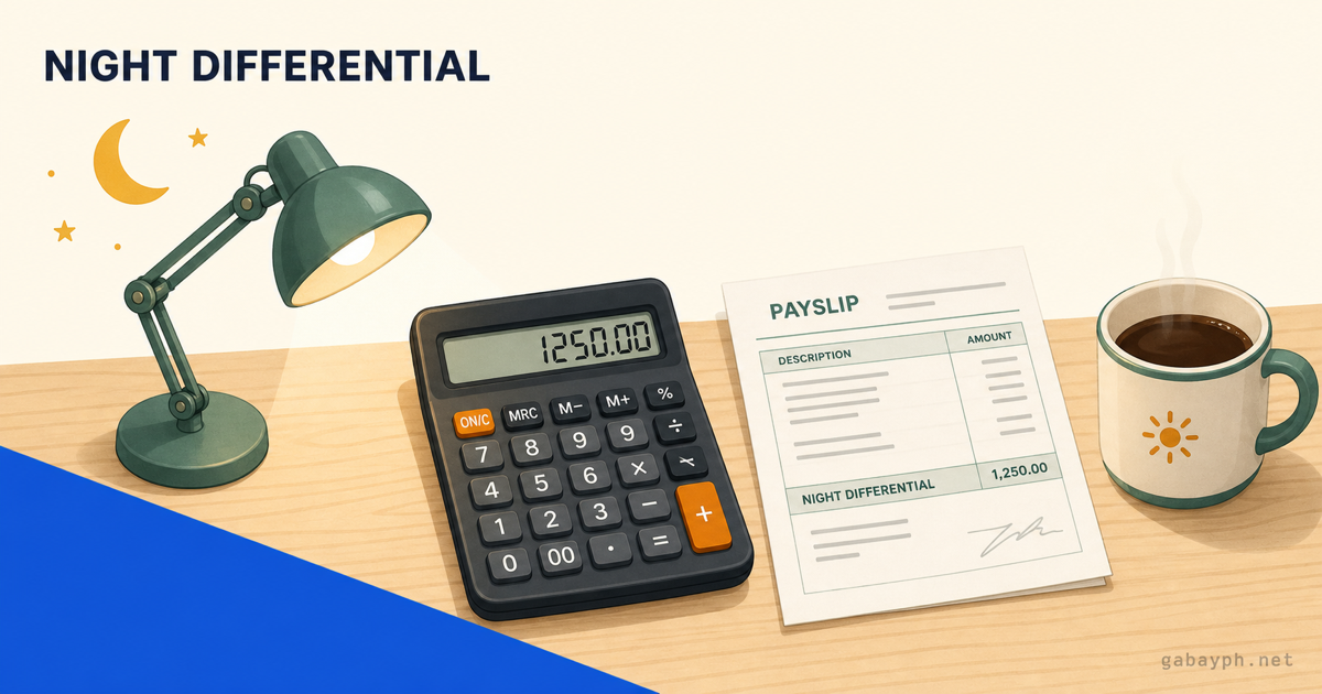 Sample Night Diff Calculation Night Differential Calculator Philippines (2026) | GabayPH