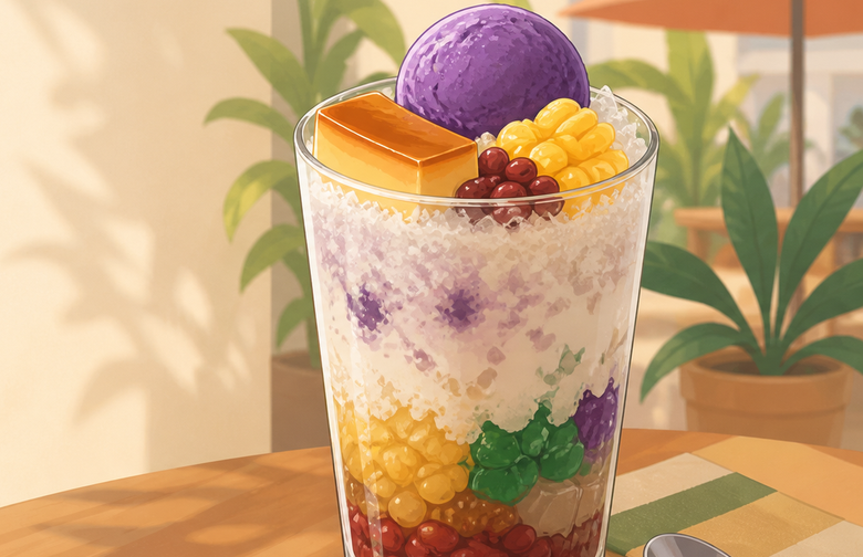 Make Halo-Halo — Filipino shaved ice dessert